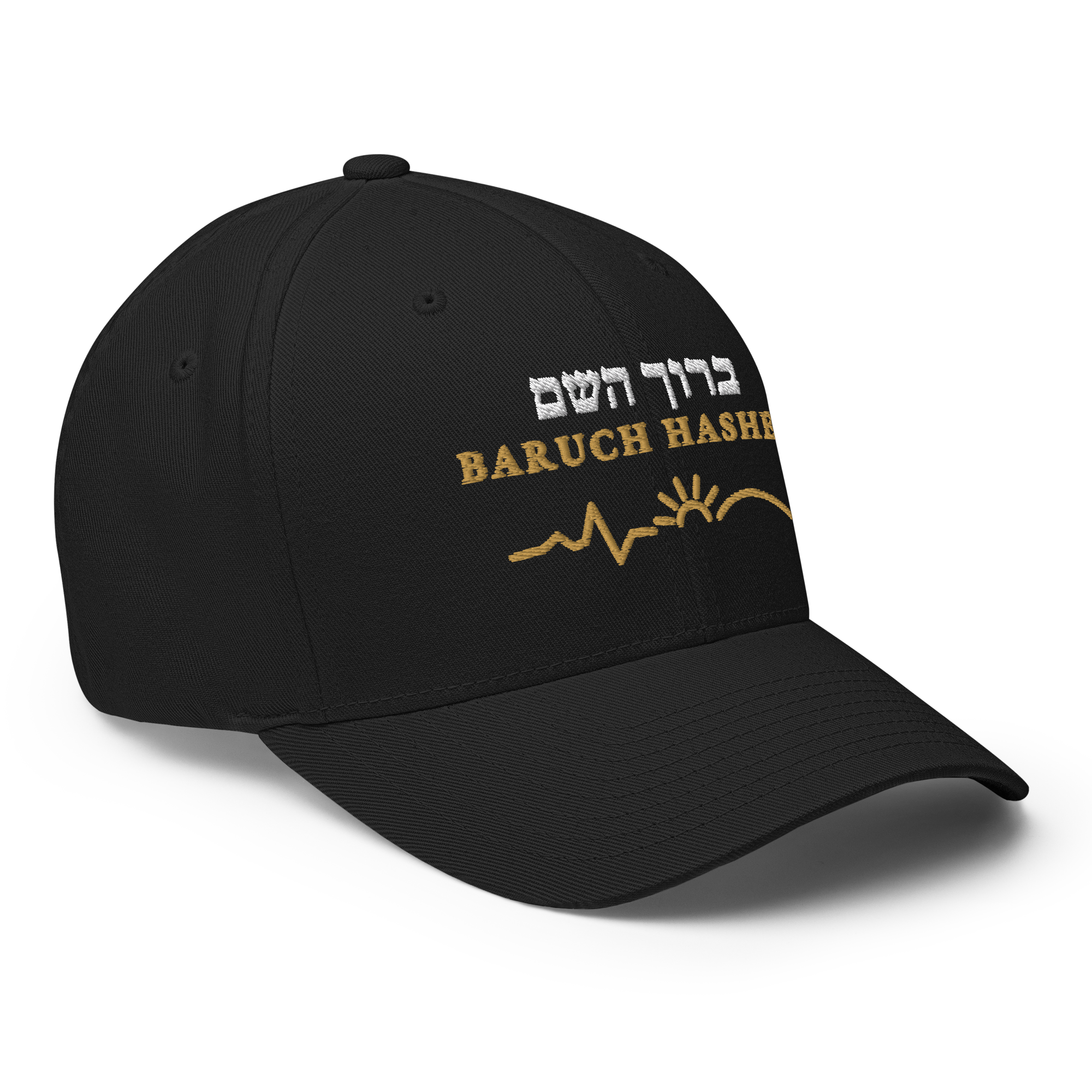 Baruch Hashem Cap, Black - Image 3