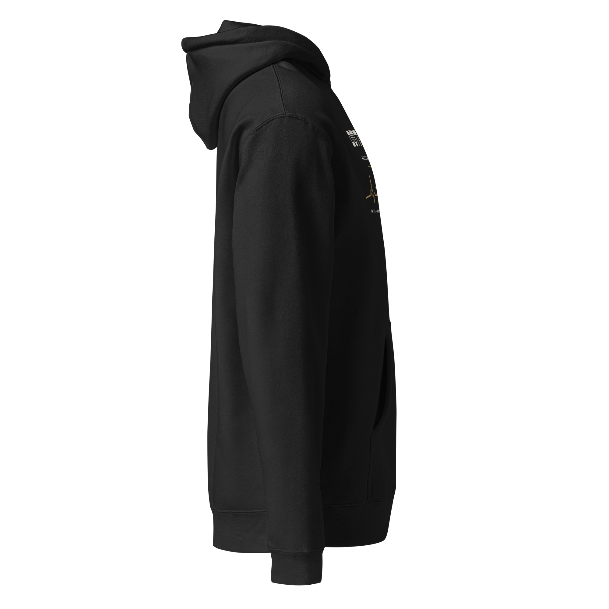 Baruch Hashem Hoodie, Black - Image 4